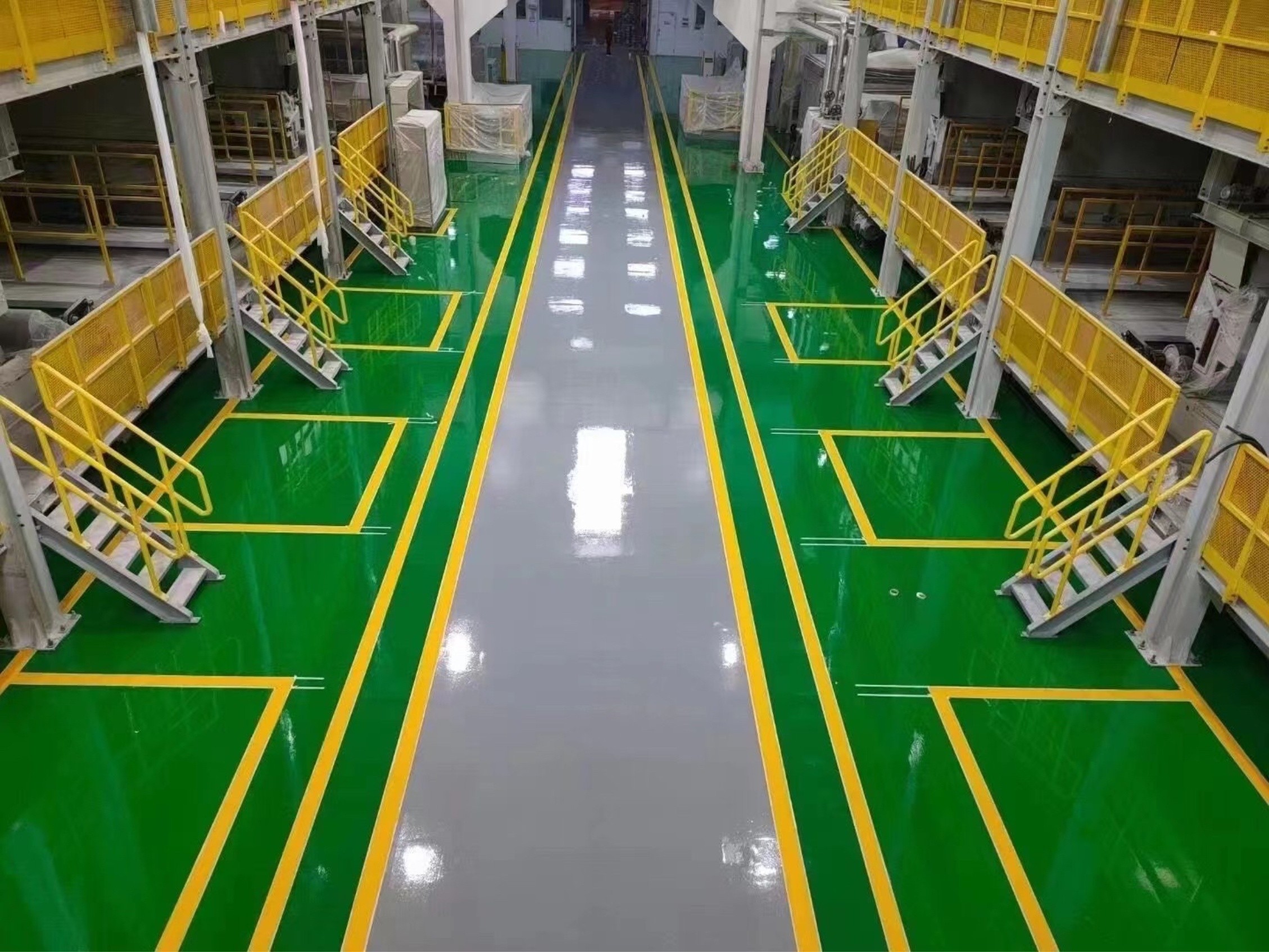 彩田BA-505C防靜電自流平地坪面漆-電子廠房、設(shè)備制造車間